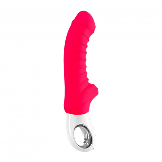 Вібратор для точки G Fun Factory TIGER india red, ребристий, підходить для анальної стимуляції Вібратор для точки G Fun Factory TIGER india red, ребристий, підходить для анальної стимуляції