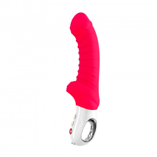 Вібратор для точки G Fun Factory TIGER india red, ребристий, підходить для анальної стимуляції Вібратор для точки G Fun Factory TIGER india red, ребристий, підходить для анальної стимуляції