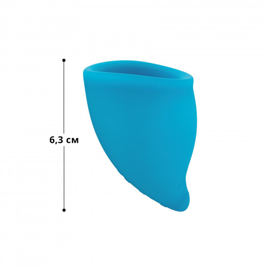 Менструальна чаша Fun Factory FUN CUP SIZE A, бірюзова, багаторазова, діаметр 4 см, об’єм 20 мл Менструальна чаша Fun Factory FUN CUP SIZE A, бірюзова, багаторазова, діаметр 4 см, об’єм 20 мл