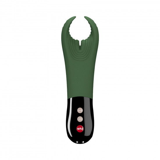Вібратор для пеніса Fun Factory MANTA moss green/black, підходить для парних ігор Вібратор для пеніса Fun Factory MANTA moss green/black, підходить для парних ігор