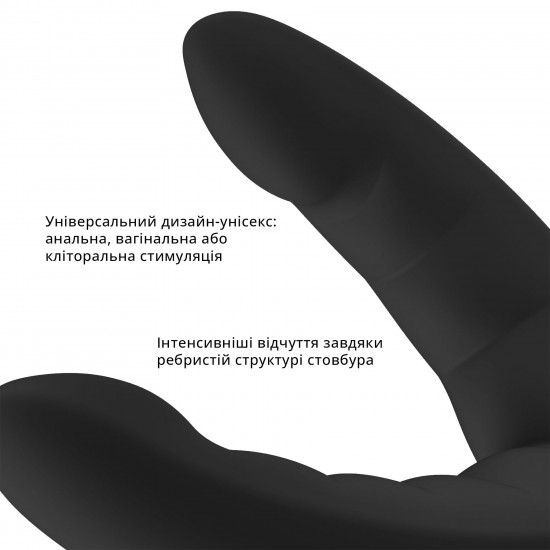 Подвійний фалоімітатор Fun Factory RYDE black, гнучкі стовбури, присоска Подвійний фалоімітатор Fun Factory RYDE black, гнучкі стовбури, присоска