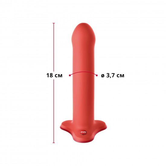 Фалоімітатор Fun Factory MAGNUM, помаранчевий, дуже гнучкий, довжина 18,3 см, діаметр 3,7 см Фалоімітатор Fun Factory MAGNUM, помаранчевий, дуже гнучкий, довжина 18,3 см, діаметр 3,7 см