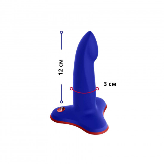 Фалоімітатор Fun Factory LIMBA FLEX S, синій, гнучкий, з ефектом пам’яті, підходить для точки G Фалоімітатор Fun Factory LIMBA FLEX S, синій, гнучкий, з ефектом пам’яті, підходить для точки G