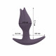Анальна пробка Fun Factory BOOTIE FEM, фіолетова, у вигляді бутона, діаметр 2,9 см, тонкий обмежувач Анальна пробка Fun Factory BOOTIE FEM, фіолетова, у вигляді бутона, діаметр 2,9 см, тонкий обмежувач