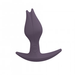 Анальна пробка Fun Factory BOOTIE FEM, фіолетова, у вигляді бутона, діаметр 2,9 см, тонкий обмежувач