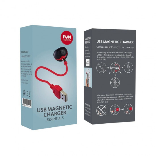 Магнітний кабель для заряджання Fun Factory USB MAGNETIC CHARGER, з індикатором Магнітний кабель для заряджання Fun Factory USB MAGNETIC CHARGER, з індикатором