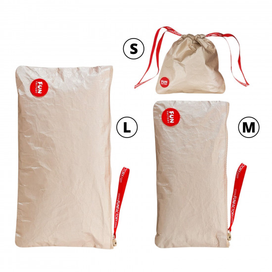 Сумка для секс-іграшок Fun Factory TOYBAG M, золотиста, на блискавці, 25x12 см Сумка для секс-іграшок Fun Factory TOYBAG M, золотиста, на блискавці, 25x12 см