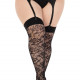 Панчохи Leg Avenue Wild rose net thigh highs 1X/2X Панчохи Leg Avenue Wild rose net thigh highs 1X/2X