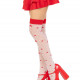 Панчохи Leg Avenue Polka Dot Mushroom Thigh Highs One Size Панчохи Leg Avenue Polka Dot Mushroom Thigh Highs One Size