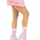 Шкарпетки ажурні з рюшами Leg Avenue Mini Bow Lace Anklet White Шкарпетки ажурні з рюшами Leg Avenue Mini Bow Lace Anklet White