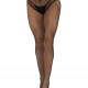 Панчохи Leg Avenue Crotchless Net Tights with Heart Backseam Black One Size Панчохи Leg Avenue Crotchless Net Tights with Heart Backseam Black One Size