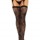 Панчохи Leg Avenue Leg Avenue Lace thigh highs & garterbelt Black One Size Панчохи Leg Avenue Leg Avenue Lace thigh highs & garterbelt Black One Size
