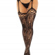 Панчохи Leg Avenue French Rose Backseam Garter Belt Stockings Black One Size Панчохи Leg Avenue French Rose Backseam Garter Belt Stockings Black One Size