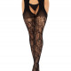 Панчохи Leg Avenue Eyelet lace suspender hose Black One Size Панчохи Leg Avenue Eyelet lace suspender hose Black One Size