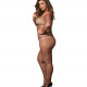 Бодістокінг Leg Avenue Off the shoulder bodystocking Black Queen Size Бодістокінг Leg Avenue Off the shoulder bodystocking Black Queen Size
