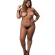 Бодістокінг Leg Avenue Off the shoulder bodystocking Black Queen Size Бодістокінг Leg Avenue Off the shoulder bodystocking Black Queen Size