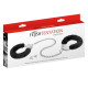 Поножі Fetish Tentation Adjustable metal and fur ankle cuffs Поножі Fetish Tentation Adjustable metal and fur ankle cuffs