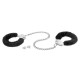 Поножі Fetish Tentation Adjustable metal and fur ankle cuffs Поножі Fetish Tentation Adjustable metal and fur ankle cuffs