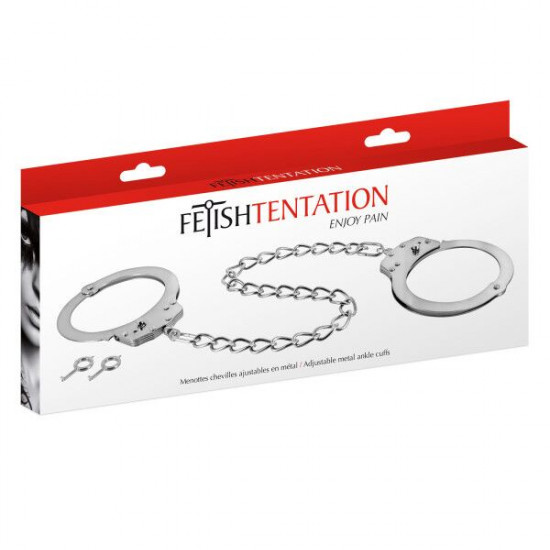 Поножі Fetish Tentation Adjustable metal ankle cuffs Поножі Fetish Tentation Adjustable metal ankle cuffs