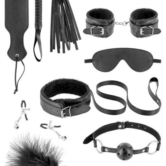 Набір для BDSM Fetish Tentation SM Bondage Box in vegan leather 10pcs Набір для BDSM Fetish Tentation SM Bondage Box in vegan leather 10pcs