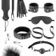 Набір для BDSM Fetish Tentation SM Bondage Box in vegan leather 10pcs Набір для BDSM Fetish Tentation SM Bondage Box in vegan leather 10pcs