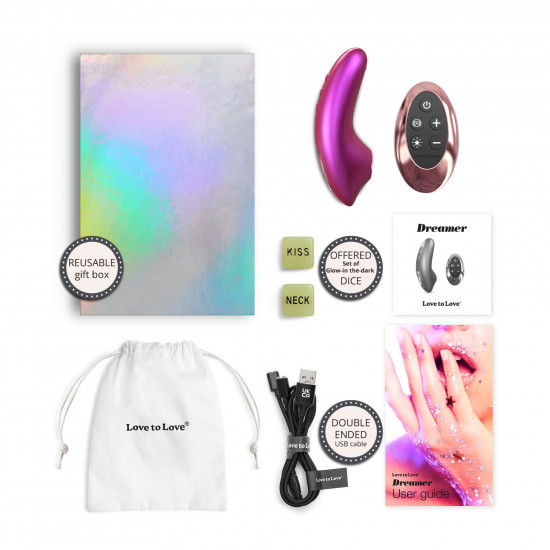 Вакуумний кліторальний стимулятор Love To Love DREAMER - IRIDESCENT BERRY Вакуумний кліторальний стимулятор Love To Love DREAMER - IRIDESCENT BERRY