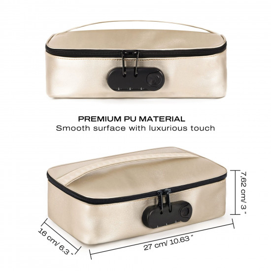 Кейс для іграшок Dorcel DISCREET BOX LUXURY GOLD Кейс для іграшок Dorcel DISCREET BOX LUXURY GOLD