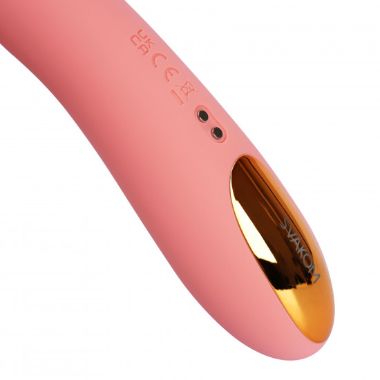 Смарт-вібратор з пульсацією Svakom Ava Neo Peach Pink, 15 режимів роботи, водонепроникний Смарт-вібратор з пульсацією Svakom Ava Neo Peach Pink, 15 режимів роботи, водонепроникний