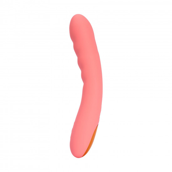 Смарт-вибратор с пульсацией Svakom Ava Neo Peach Pink, 15 режимов работы, водонепроницаемый