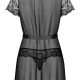 (SALE) Пеньюар Obsessive Alluria peignoir & thong S/M (SALE) Пеньюар Obsessive Alluria peignoir & thong S/M