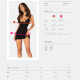 Сорочка Obsessive Bellastia chemise & thong XL/2XL Сорочка Obsessive Bellastia chemise & thong XL/2XL