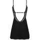 Сорочка Obsessive Bellastia chemise & thong XL/2XL Сорочка Obsessive Bellastia chemise & thong XL/2XL