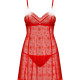 Сорочка Obsessive Claussica XL/2XL Сорочка Obsessive Claussica XL/2XL