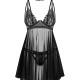 Бебі-дол Obsessive Donarella babydoll & thong XS/S Бебі-дол Obsessive Donarella babydoll & thong XS/S
