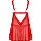 Бебі-дол Obsessive Elianes babydoll & thong XS/S Бебі-дол Obsessive Elianes babydoll & thong XS/S