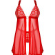 Бебі-дол Obsessive Elianes babydoll & thong XL/2XL Бебі-дол Obsessive Elianes babydoll & thong XL/2XL
