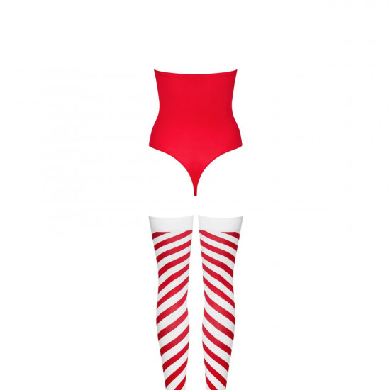 Боді Obsessive Kissmas teddy red L/XL Боді Obsessive Kissmas teddy red L/XL