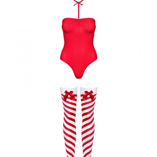 Боді Obsessive Kissmas teddy red L/XL Боді Obsessive Kissmas teddy red L/XL