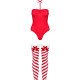 Боді Obsessive Kissmas teddy red L/XL Боді Obsessive Kissmas teddy red L/XL