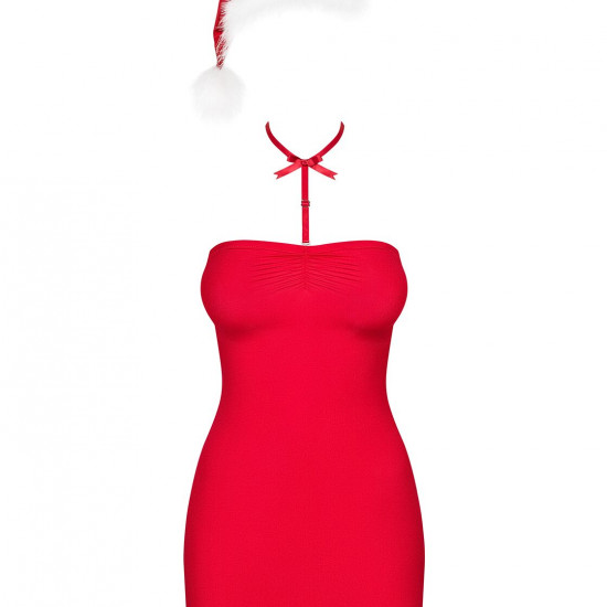 Сорочка Obsessive Kissmas chemise red L/XL Сорочка Obsessive Kissmas chemise red L/XL