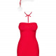 Сорочка Obsessive Kissmas chemise red L/XL Сорочка Obsessive Kissmas chemise red L/XL