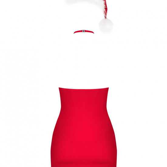 Сорочка Obsessive Kissmas chemise red 2XL/3XL Сорочка Obsessive Kissmas chemise red 2XL/3XL