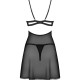 Бебі-дол Obsessive Nutris babydoll & thong XS/S Бебі-дол Obsessive Nutris babydoll & thong XS/S