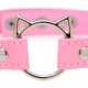 Чокер Master Series Kinky Kitty Ring Slim Choker - Pink Чокер Master Series Kinky Kitty Ring Slim Choker - Pink
