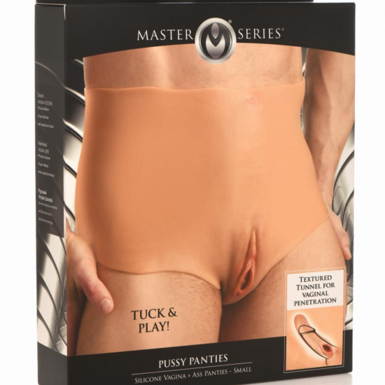 Накладна вагіна Master Series Silicone Vagina + Butt Panties - Small Накладна вагіна Master Series Silicone Vagina + Butt Panties - Small