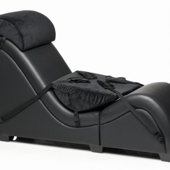 Секс-крісло з подушками Master Series Kinky Sex Lounge with Cushions - Black Секс-крісло з подушками Master Series Kinky Sex Lounge with Cushions - Black