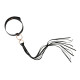 Нашийник с флогером Rosy Gold - Collar with Flogger - Black Нашийник с флогером Rosy Gold - Collar with Flogger - Black