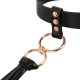 Нашийник с флогером Rosy Gold - Collar with Flogger - Black Нашийник с флогером Rosy Gold - Collar with Flogger - Black
