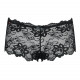 (SALE) Мереживні трусики-шортики Obsessive Idillia shorties black L/XL (SALE) Мереживні трусики-шортики Obsessive Idillia shorties black L/XL