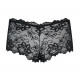 (SALE) Мереживні трусики-шортики Obsessive Idillia shorties black L/XL (SALE) Мереживні трусики-шортики Obsessive Idillia shorties black L/XL
